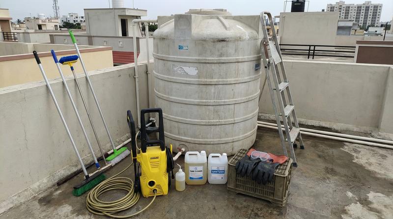 تنظيف وتعقيم خزانات المياه في الكويت